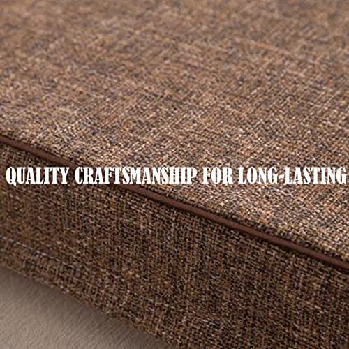 Almohadillas antideslizantes para silla cojines de lino para sofa banco y ventana personalizados 5