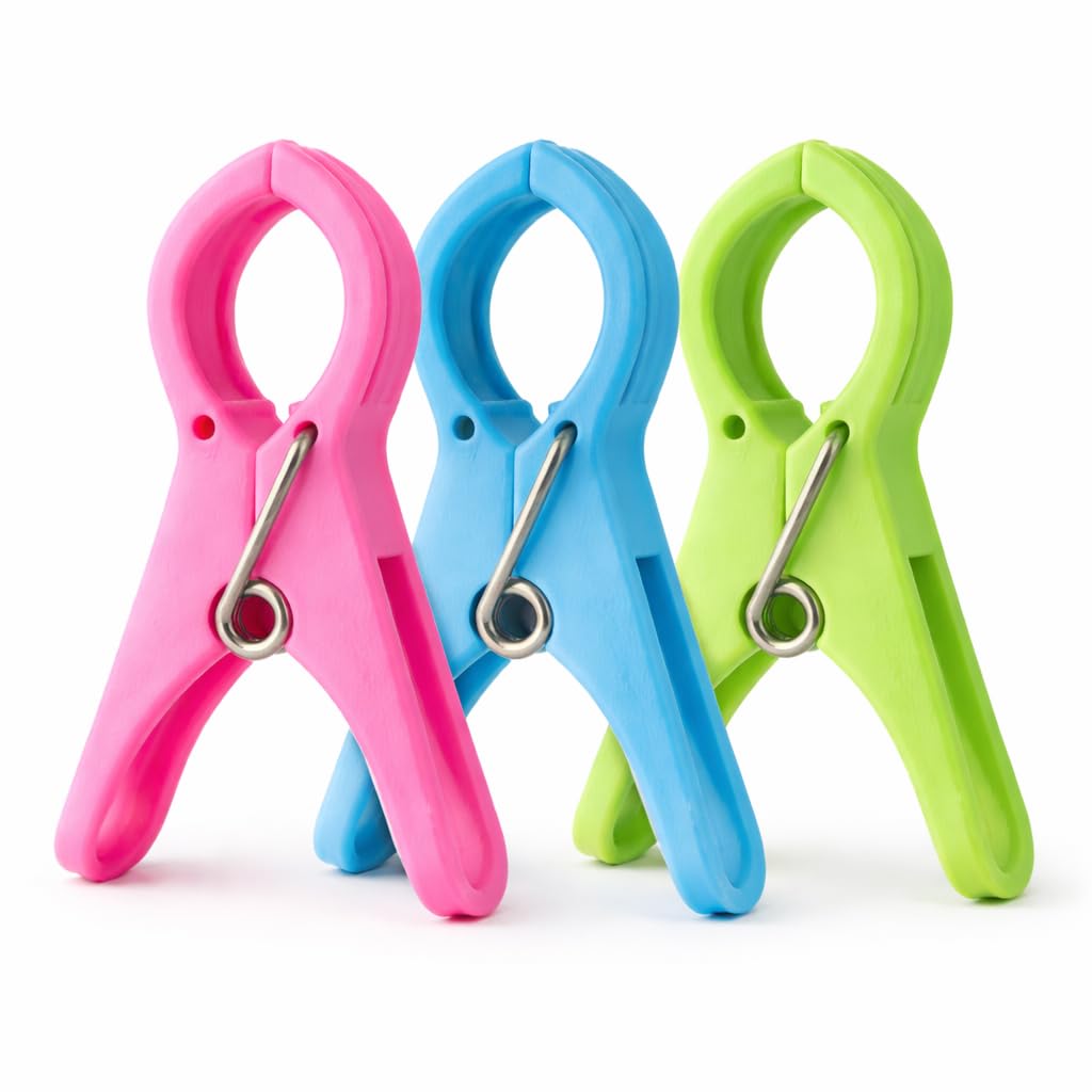 URBAN SELECT Saree Pre Pleating Kit — Big Size Pre Pleating Clips | Clips for Holding Saree Pleats | Draping and Ironing Pegs (Pack of 3/5/6/10/12) (3)-image-15