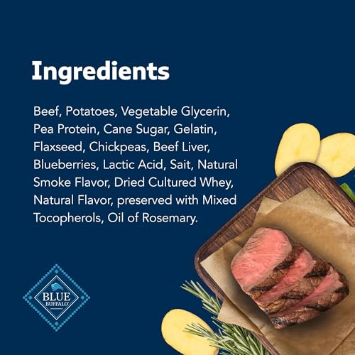 Blue Buffalo Stix Beef Pepperoni-Style Dog Treats, 5 oz, 6 ct - image 5
