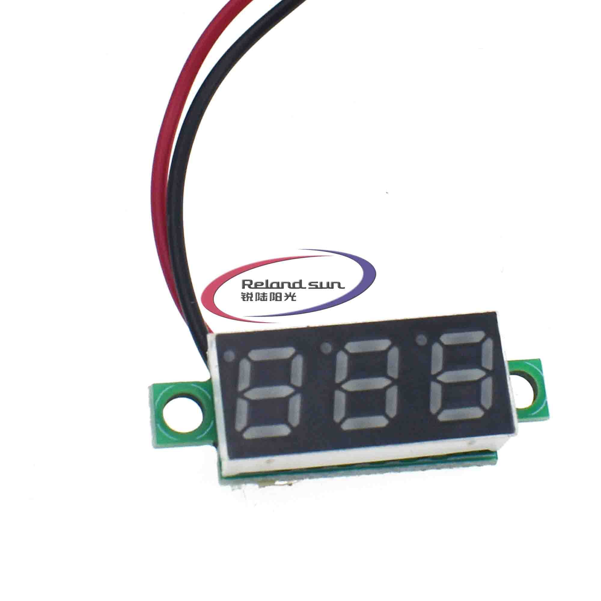 DC 12V-24V misuratore di tensione voltmetro Display digale a LED universale per camion Auto moto Auto