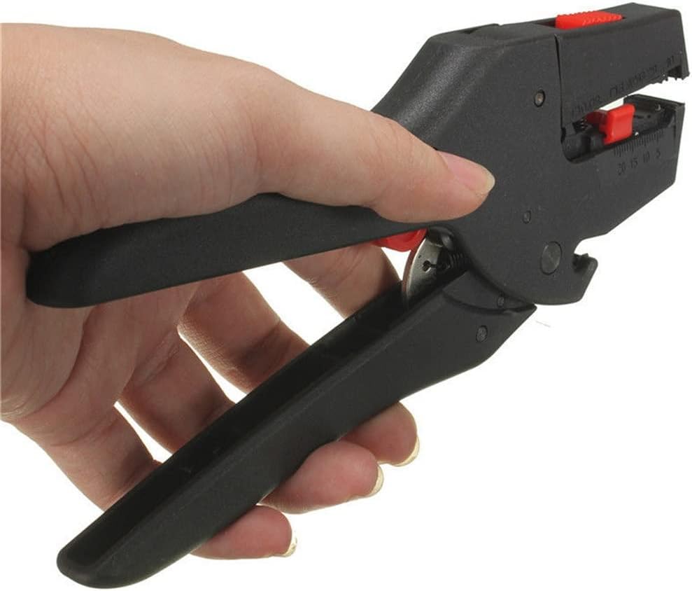 Black Automatic Wire Stripper Electrical Cable Insulation Stripping Pliers Common Tools for Electricians