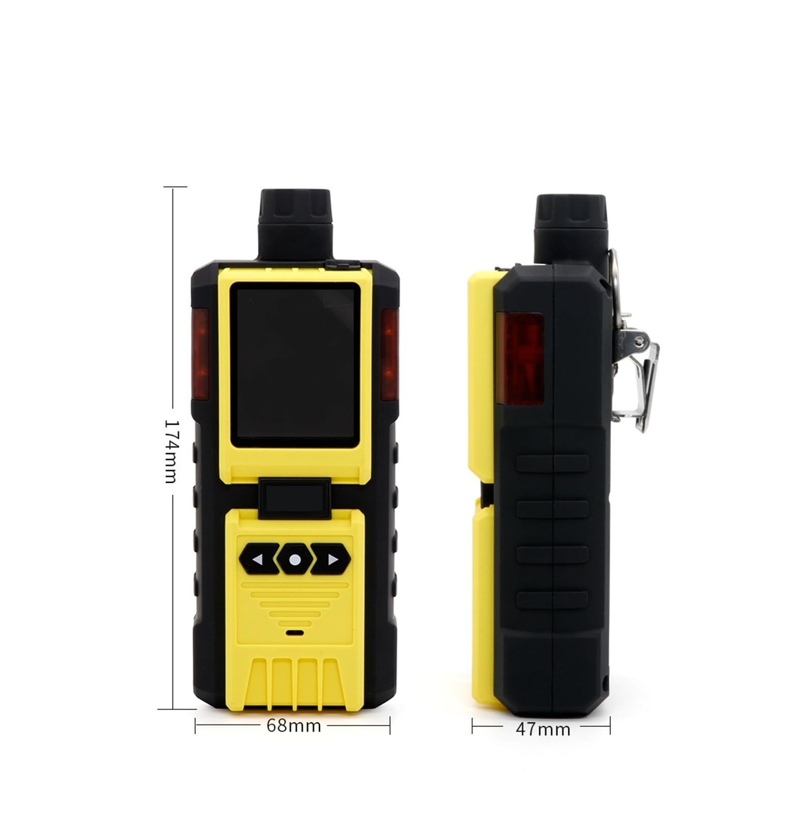 K600 Pumpen-Gasdetektor mit LCD-Display, Ton, Licht, Schock, CO2, CO, H2S, HCL, CL2, Vier-in-Eins-Gasmessgerät for Arbeit und Zuhause Hohe Empfindlichkeit für das Labor(HCL)