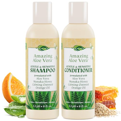 Green Leaf Naturals aloe vera shampoo and conditioner