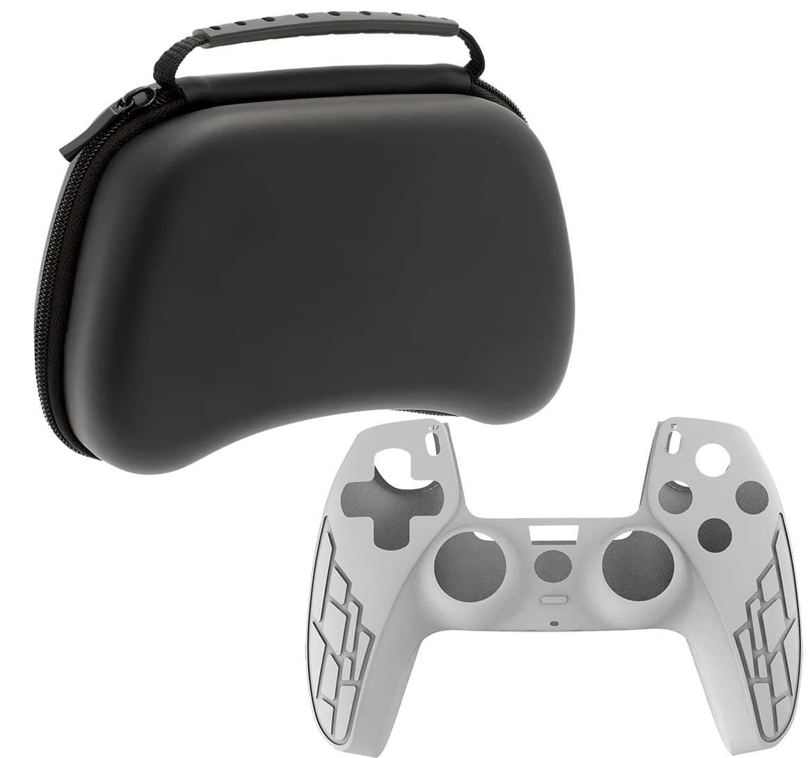OIVO INDIA Black & White Controller EVA & Silicone Cover Case PS5 Controller Skin Anti Slip Protective Case Sleeve for Sony PS5 DualSense Controller (Combo of 2) (B0C1RSTJ23) Amazon Price History, Amazon Price Tracker