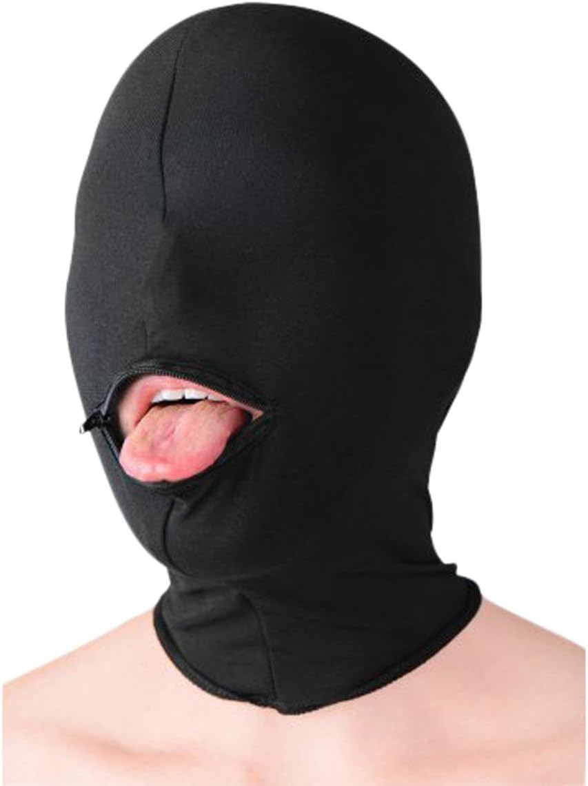 Strict Leather Zippered Eyeless Hood