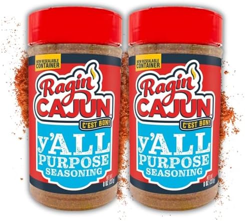 Ragin' Cajun y'ALL Purpose Seasoning, 8 oz - Pack of 2