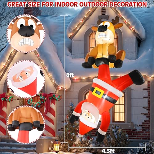 Décorations de Noël gonflables à suspendre pour animer les fêtes de fin d'année