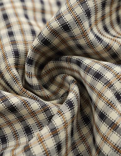 Aelfric Eden Shirts Plaid Embroidery Short Sleeve Shirt Casual Graphic T-Shirts Men Button Down Tee Tops Oufits4