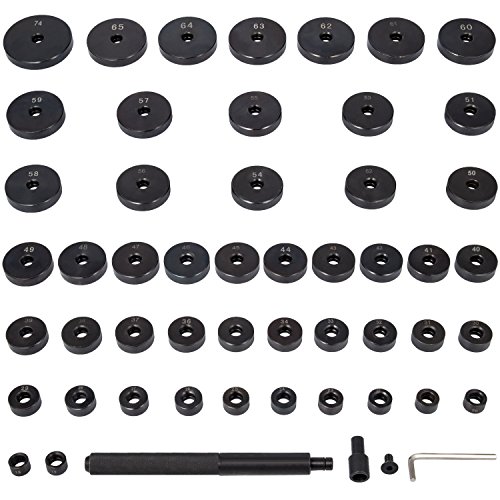 Danti 52-in-1 Custom Bushing Driver Set Transmission Wheel Axle Bearing Race Seal Installer, Remover, Press Tool Kit