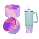 TFAK Protective Silicone Boot for Stanley Quencher Tumbler 30 oz 40 oz & IceFlow 20oz 30oz & Hydro Flask Water Bottle 12-24oz & YETI Bottle & Vmini Bottle & Simple Modern Bottle