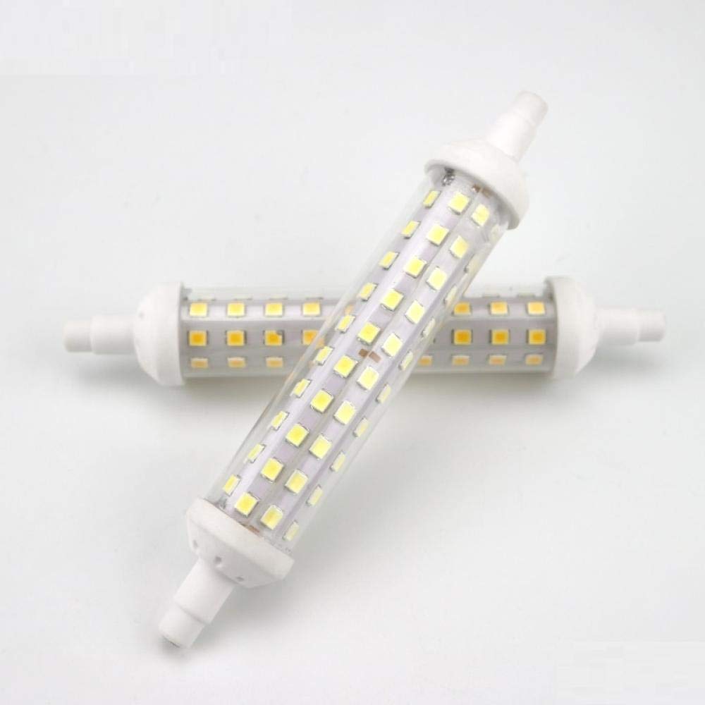 NTZTO Lampadine A Incandescenza,Lampada A Led R7S 78Mm 118Mm Lampadina A Led 135Mm 6W 9W 12W Smd 2835 Led Luce 220V-240V Ac Sostituisci Lampada Alogena Proiettore-9W 118Mm_Bianco Freddo