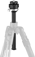 Vista 2 de Manfrotto Befree Columna de nivelación, aluminio, carga útil de 8.8 libras, para trípodes y kits fotográficos Befree
