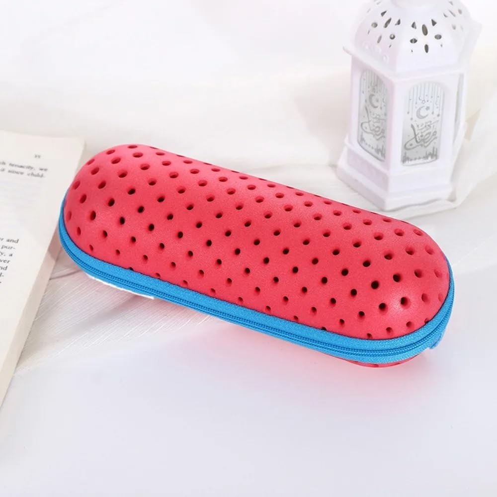Etui na okulary Organizer na okulary EVA Etui na okulary dla mężczyzn i kobiet w różnych rozmiarach Pudełko do przechowywania Organizer na okulary(Pink)