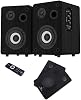 Maxword RM-400BK Active Studio Reference Monitor 4 INCH DUAL Bluetooth USB 140 Watt