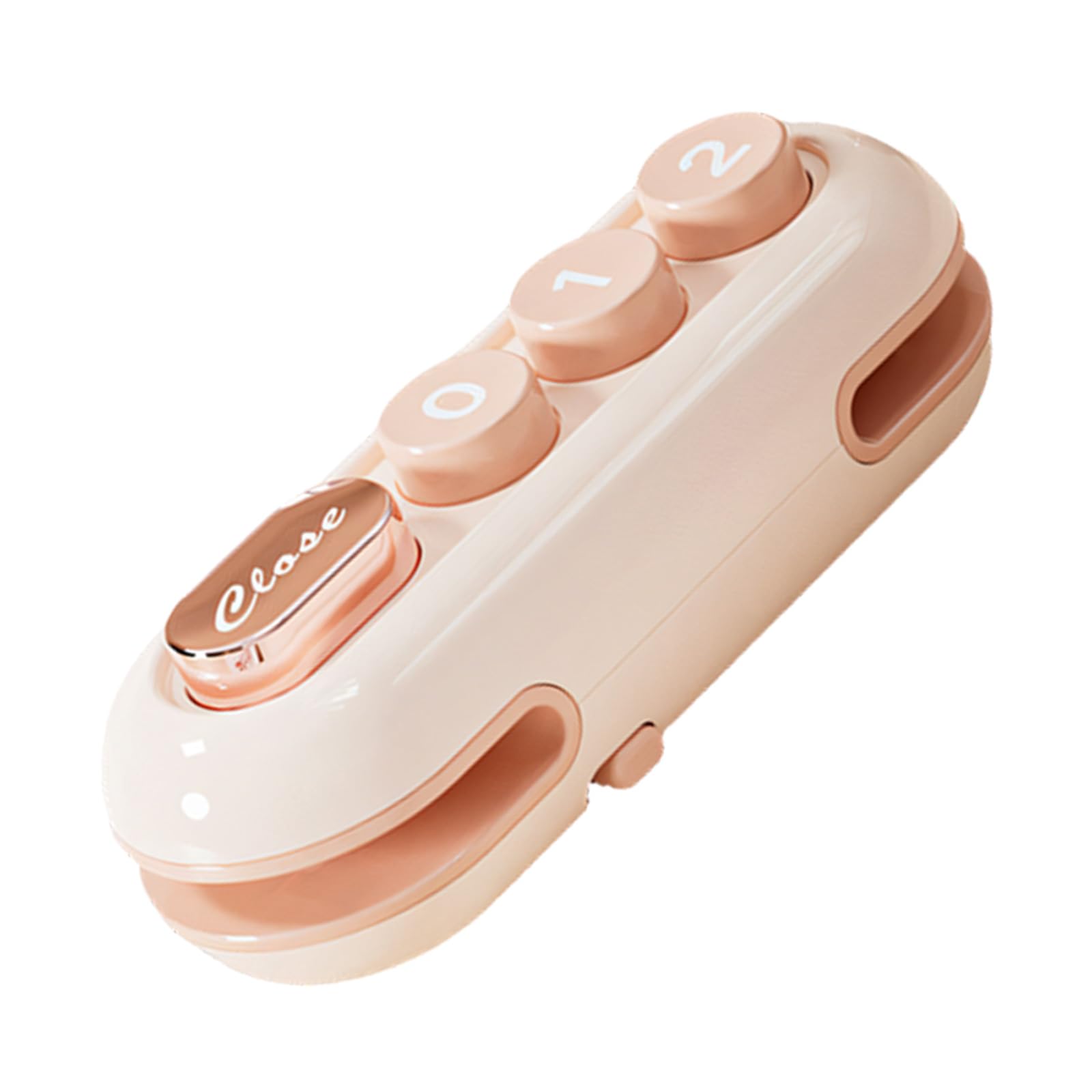 Kaeltsyn Rechargeable Sealer with Storage, Built-in Cutter and Compact Handheld Design for Storage Handheld Food Sealer Shelf