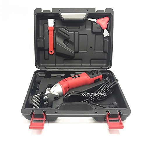 CGOLDENWALL 500W Electric Shearing Clipper Shear Electric Sheep and Camels Shearing Clipper Sheep Hair Trimmer Cutter Wool Scissor Clipper with CE Certificate for Sheep Goats Pet Animal