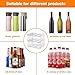 Mustbeau Organizador Botellas Encimera de Plástico 3 Set Botellero Apilable de Vino Agua Zumos Transparente Soporte Botellero Accesorio para Nevera Armario Despensa Oficina Almacenar Salones Cocina Imagen de Mustbeau Organizador Botellas Encimera de Plástico 3 Set Botellero Apilable de Vino Agua Zumos Transparente Soporte Botellero Accesorio para Nevera Armario Despensa Oficina Almacenar Salones Cocina