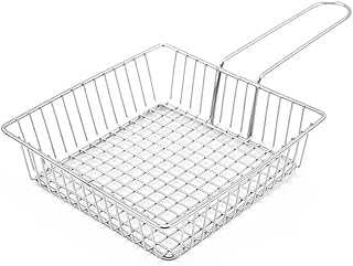 Pallet Jack Stainless Steel Frying Basket Home Fries Square Kitchen Snack Snacks French