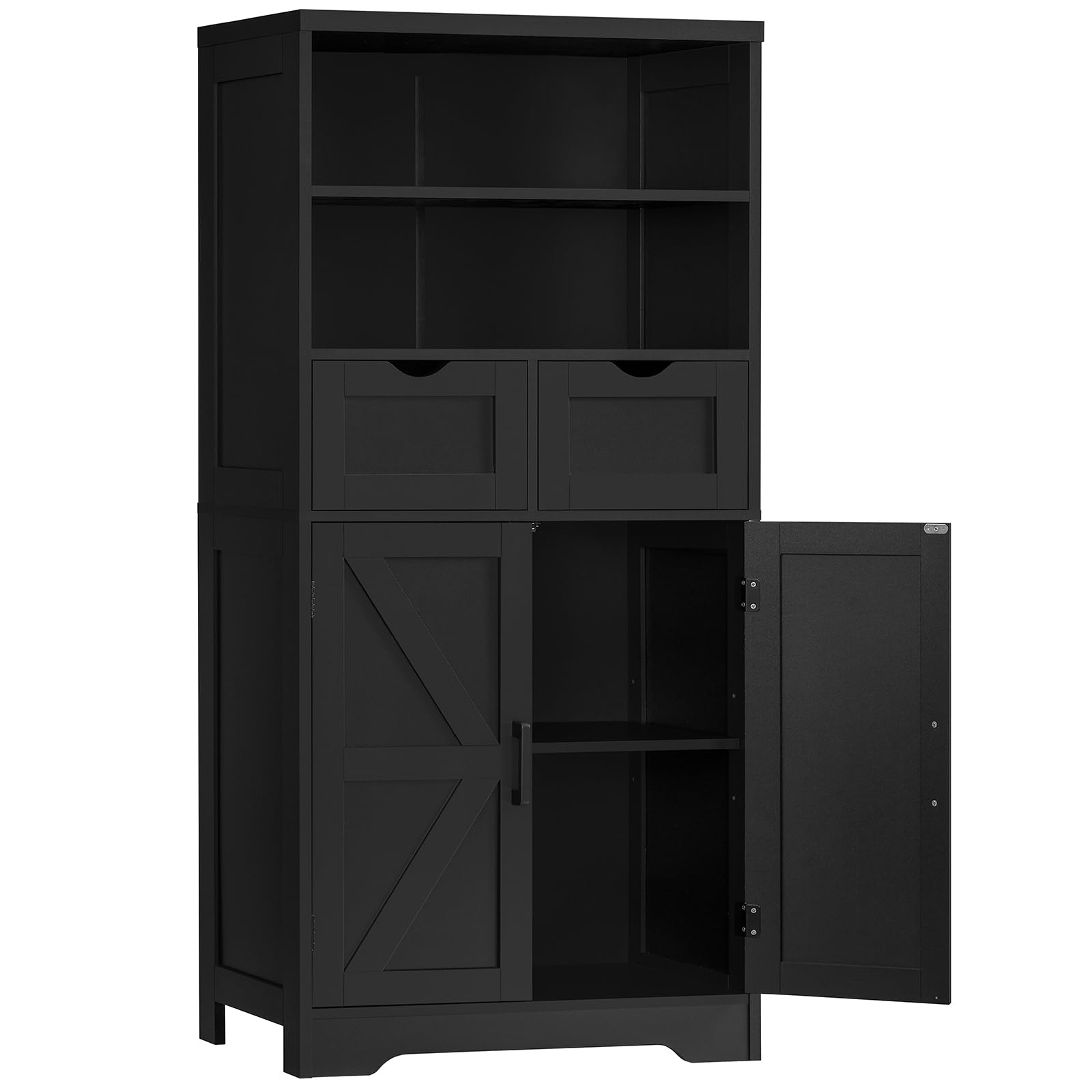 TEENFON Storage Cabinet with Doors and Drawers