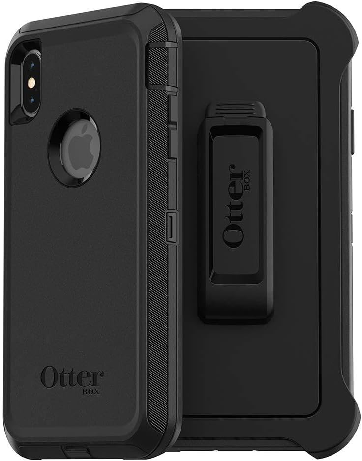 OtterBox DEFENDER SERIES SCREENLESS Case Case for iPhone Xs Max - Retail Packaging - BLACK