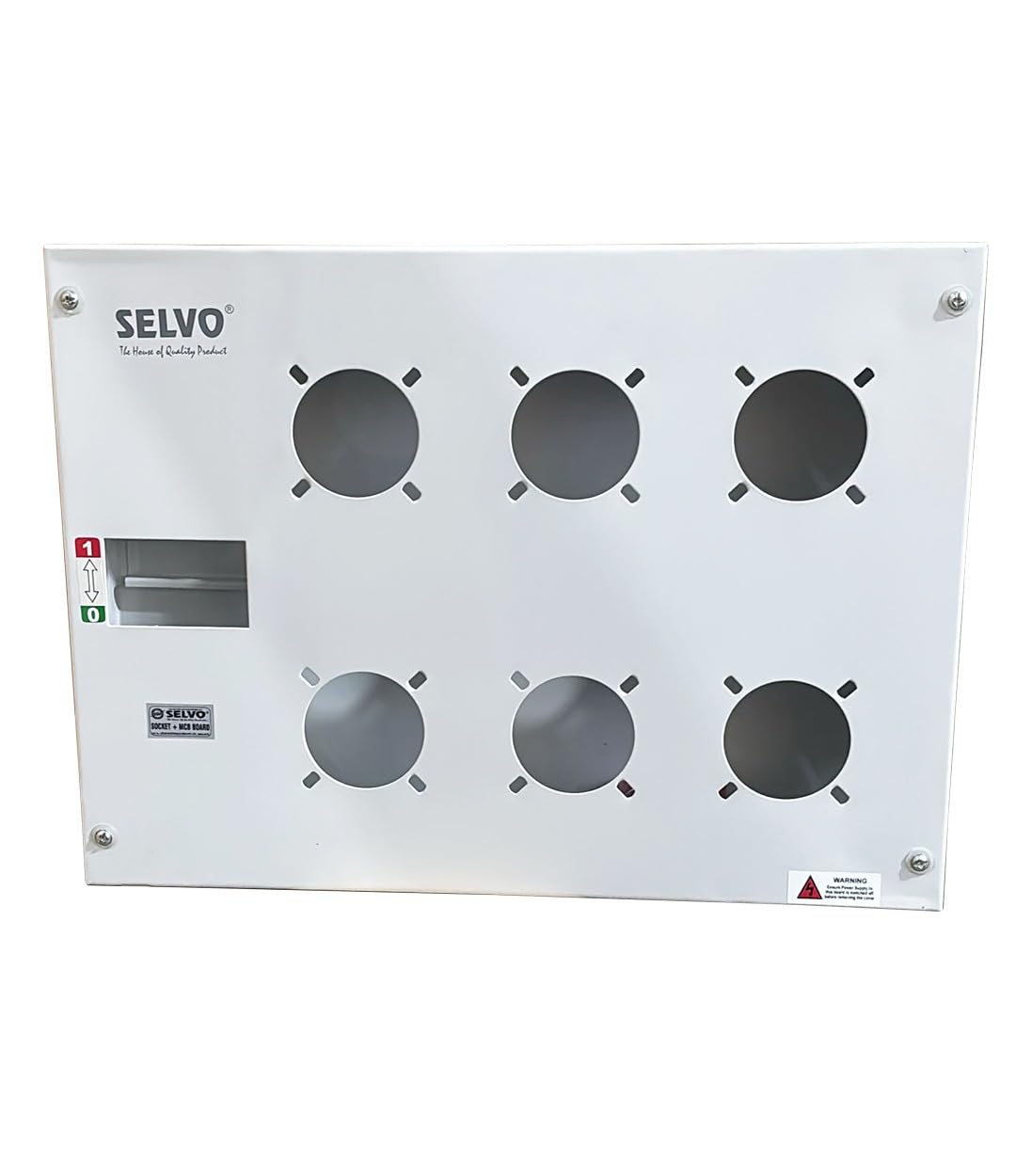SELVO 6 SOCKET +1 MCB Slot Industrial plug socket Distribution board-image-26