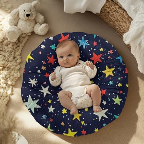 ZOUTAIRONG Galaxy Newborn Lounger Cover Stars Newborn Lounger Cover for Boys Girls Removable Infant Removable Slipcover Non-Slip Cover for Infant Lounger Pillow?Cover Only?