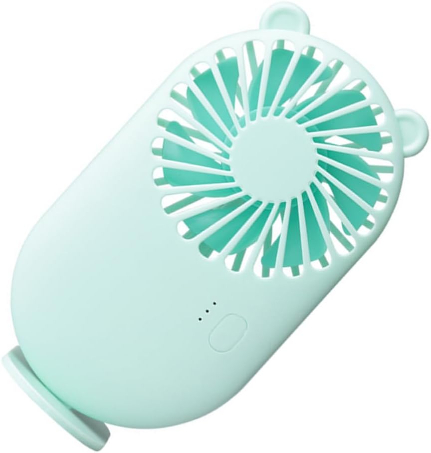 Toddmomy Mute Mini USB Desk Fan Portable Rechargeable Cooling Fan for Office Home School
