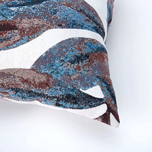 Rumor Throw Pillow Covers Pack Of 2 Decorative Cushion Case Jacquard Leaves For Couch Living Room Home Decoration #TOP1