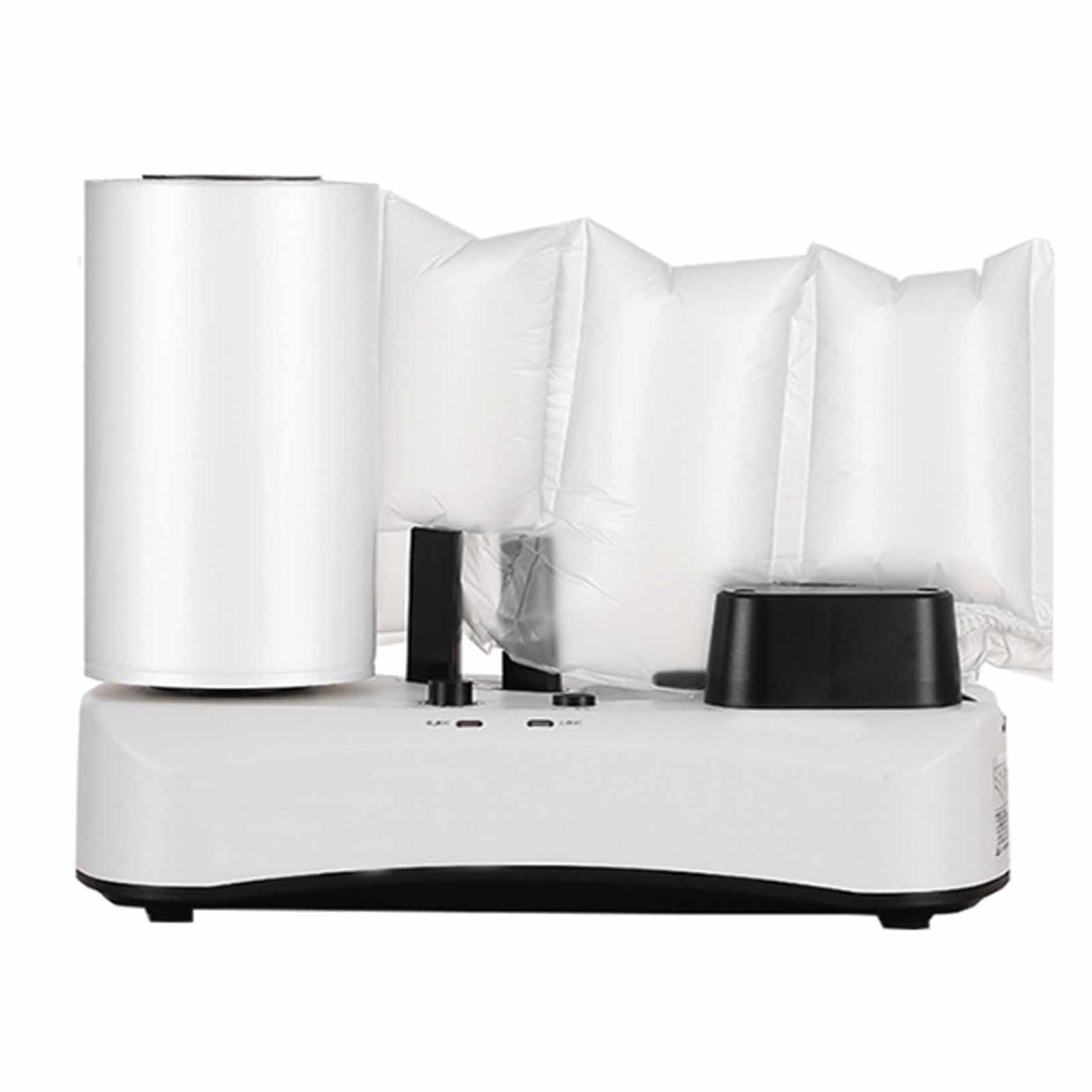 LIULIQ Bubble Wrap Inflator Machine, Automatic Air Pillow Machine, Automatic Air Cushion Machine, Sealing Speed 2.2-2.4M/min, Quick Fill Packaging, for Secure Shipping and Cushioning Packaging