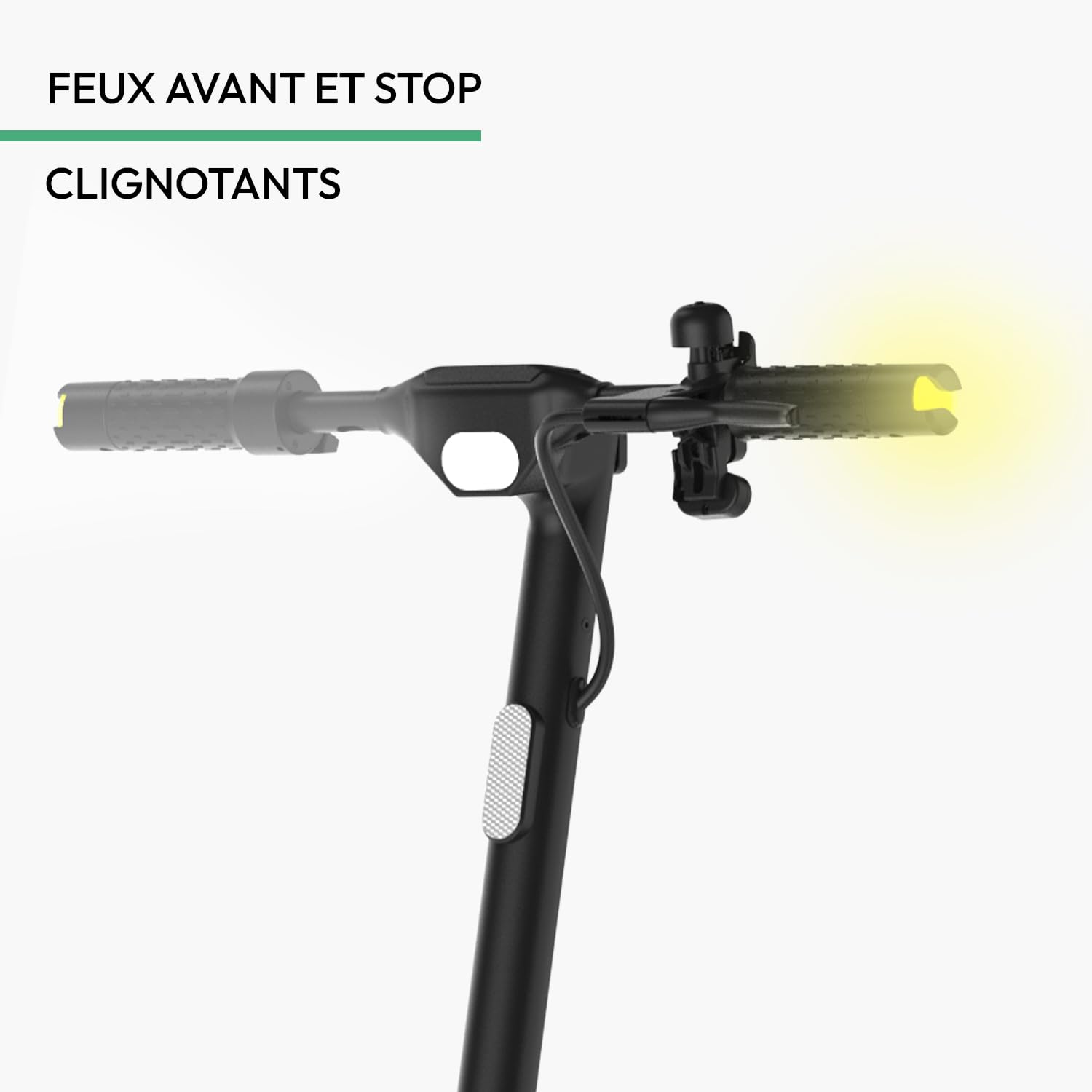 Wispeed - Airo V13 - Trottinette Électrique Adulte 10’’ - Autonomie 50 km - Moteur 400W (700W Max) - 25 km/h - Frein à Disque - IP65 - Écran LED - Clignotants - Double Suspensions