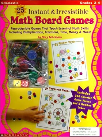 25 Instant & Irresistible Math Board Games (Grades 2-4): Spann, Mary ...