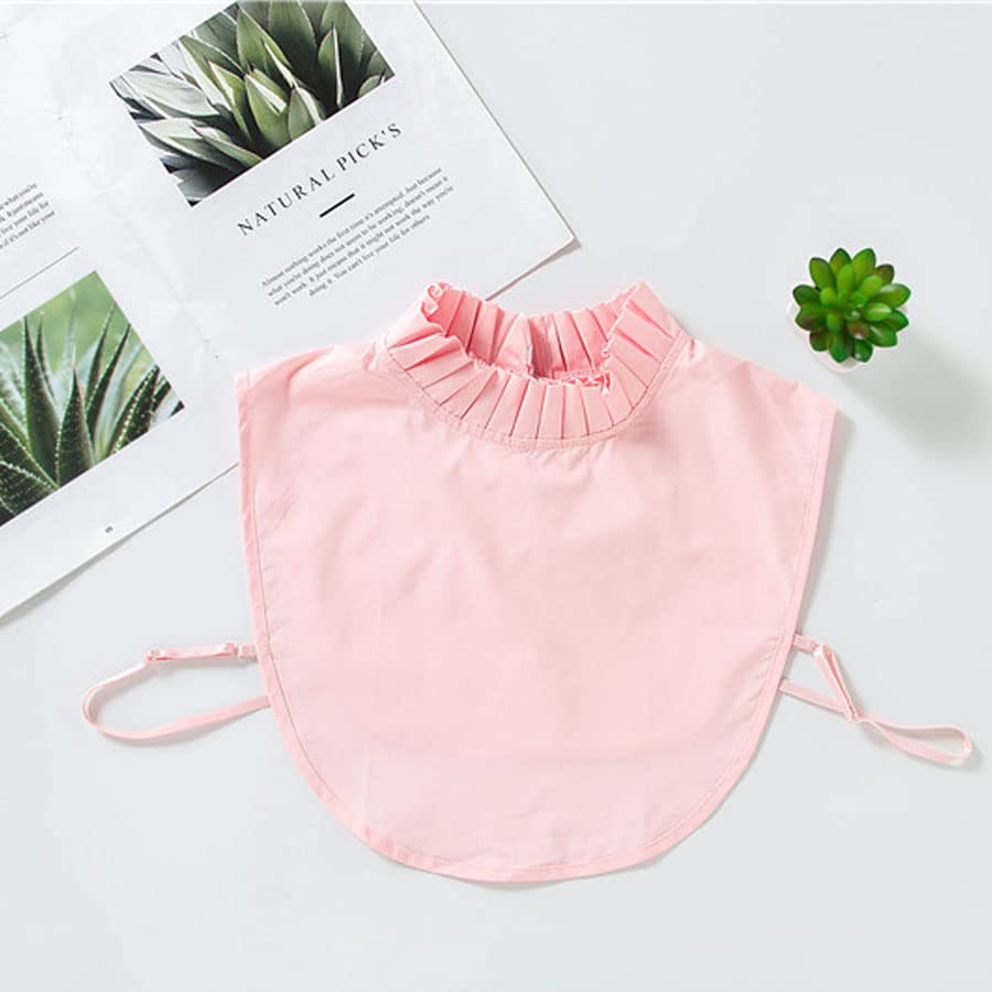 TeeYee Pink False Collar Children's Half-High Collar Ruffle False Collar Stand Collar, Pink-35, M - Image 2
