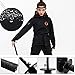 zooro Neutral Katana Handle Umbrella,Samurai Sword Umbrella as Best Christmas Birthday Gifts Cosplay Decoration for Japanese Culture Lover (16 Bone) Black,Medium