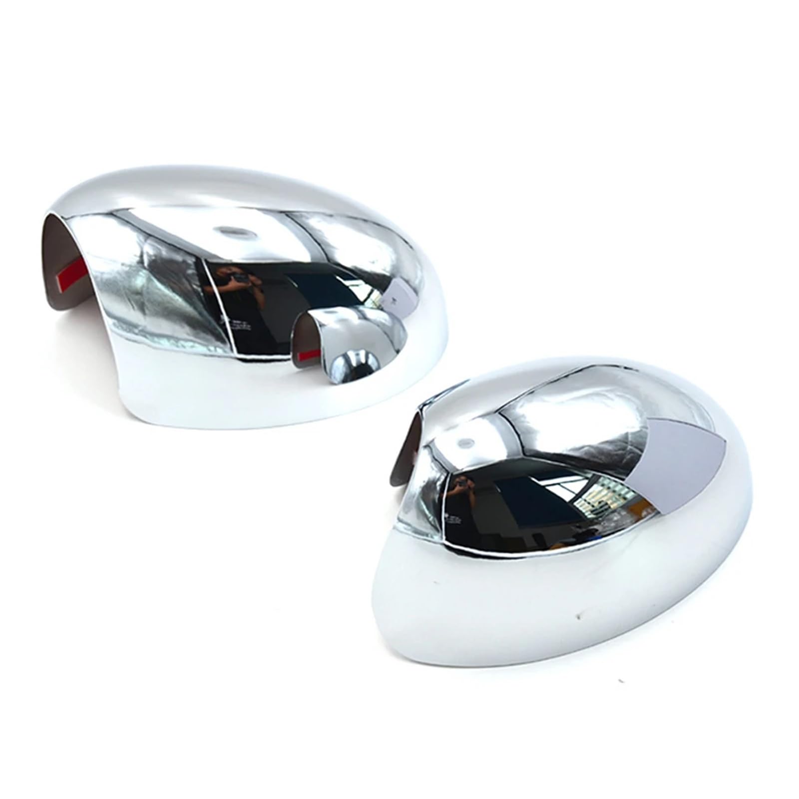 Coques de Protection de rétroviseur chromées compatibles avec Mini Cooper S One R50 R52 R53