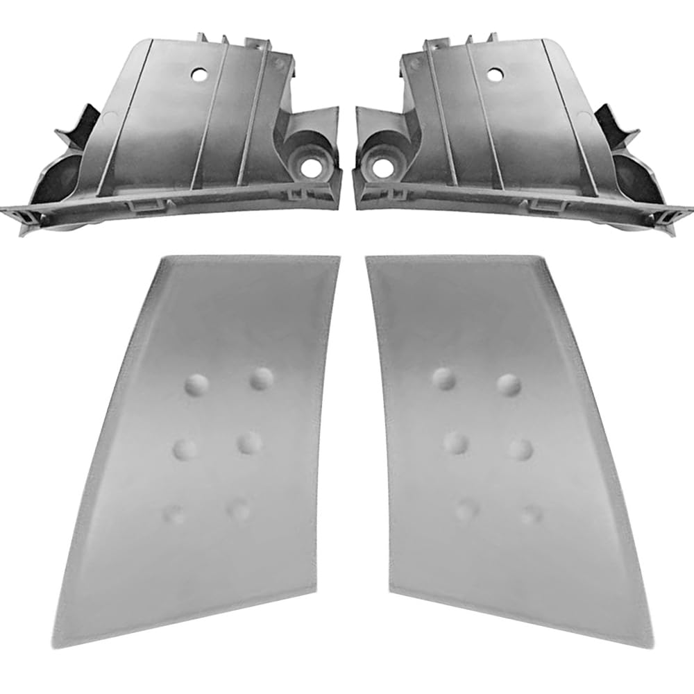 Hewpngs 4Pcs For Pe&Ugeot 107 For To&Yota Aygo For Ci&Troen C1 20052014 Car Gray Inner Handle Cover Door Buckle Hand Armrest Base Master Window Switch