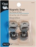 Dritz 760-65 Magnetic Snap, Square, 3/4-Inch, Nickel, 2 Sets