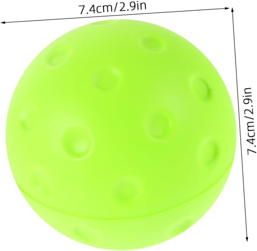 VICASKY Silent Pickleball Soft Pu Foam Practice Balls Noiseless Indoor Outdoor Play Balls for Pickleball Practice