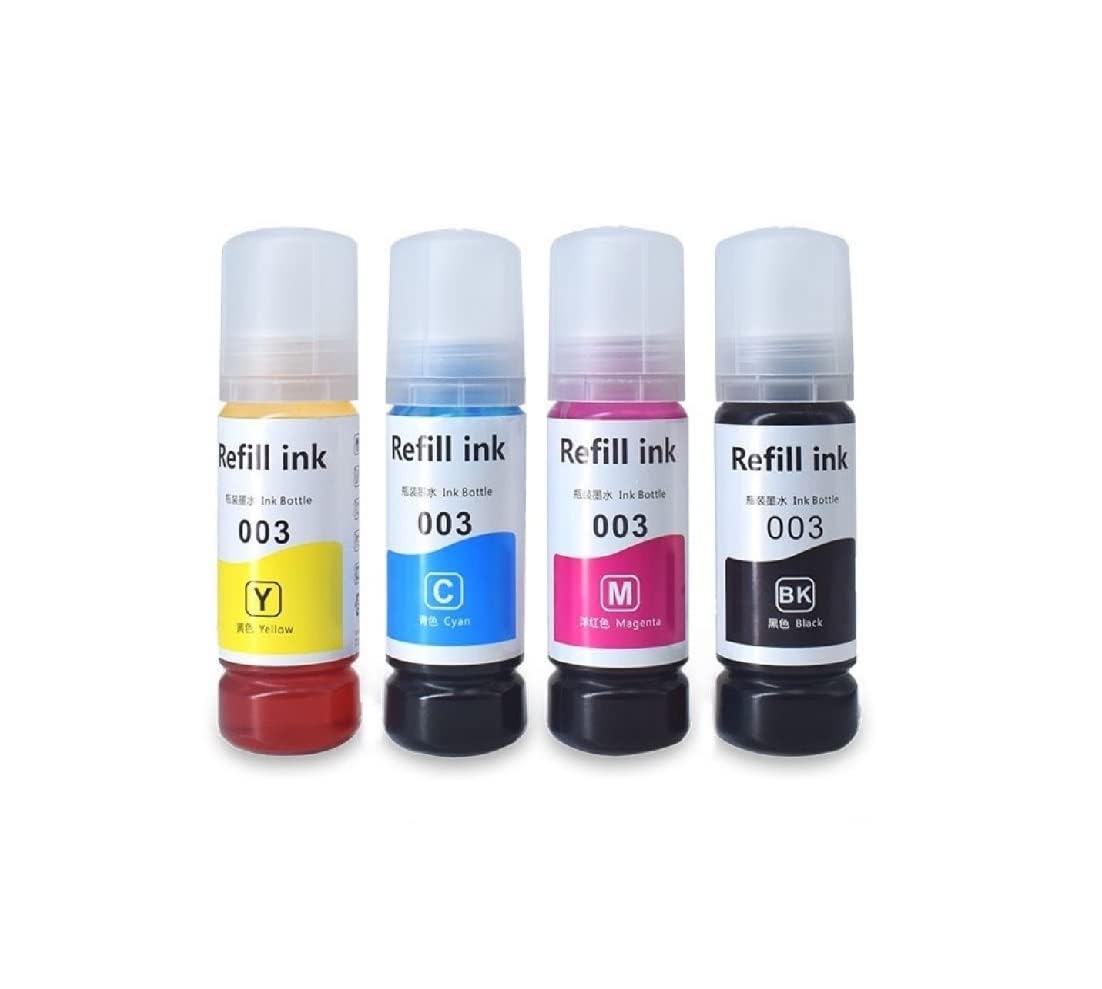 003 Compatible Refill Ink for Epson L3110, L3150, L3250, L3252, L3115, L3116, L3101, L3210, L3215, L3216, L3151, L3152, L3156, L5190 Printers (Multicoloured, 70gm) – 501737-image-9