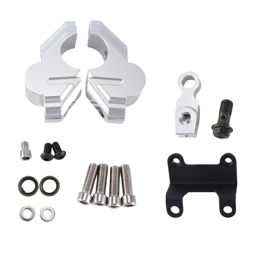 Élévateur guidon moto MT-07 correction position de conduite dos