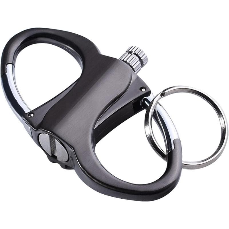 Keychain Lighter - Permanent Match Infinity Lighter with Keychain, Metal KEYCHAIN Unlimited Waterproof Matches, The Forever LIGHTER, Emergency Fire Starter Striker Set, for Outdoor Camping (1)