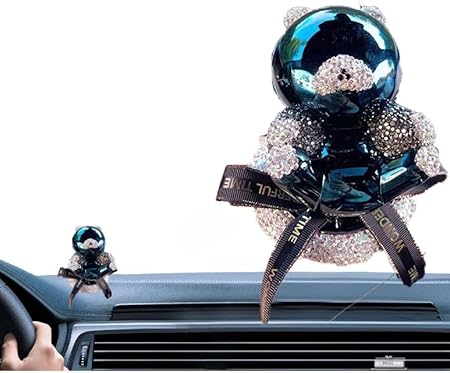 Rhyhorn Bear Aromatherapy Ornament Car Accessories Automotive Air Fresheners for Cars Car Air Freshener Cute Car Diffuser (GREEN)