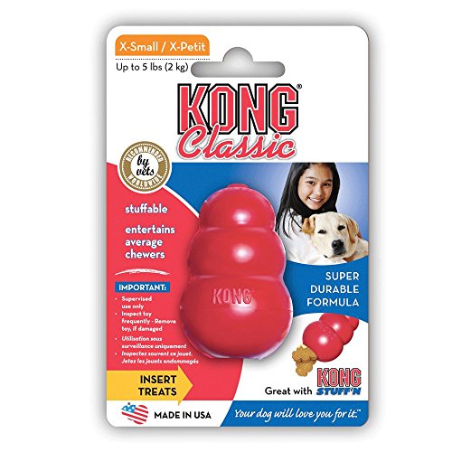 Kong Classic Dog Toys, Extra Small, Pack of 2