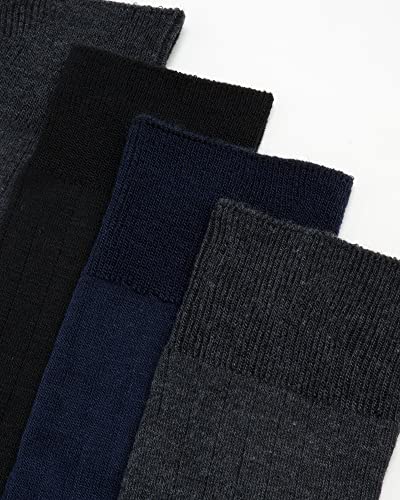 Van Heusen Men's Dress Socks - Lightweight Mid-Calf Crew Dress Socks (7 Packs), Size 6-12.5, Assorted #TOP3