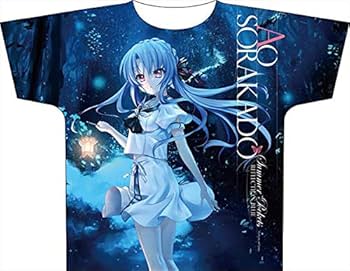 Summer Pockets 久島鴎 フルグラフィックTシャツ サマポケ 限定品 Summer Pockets 久島鴎 フルグラフィックTシャツ サマポケ 限定