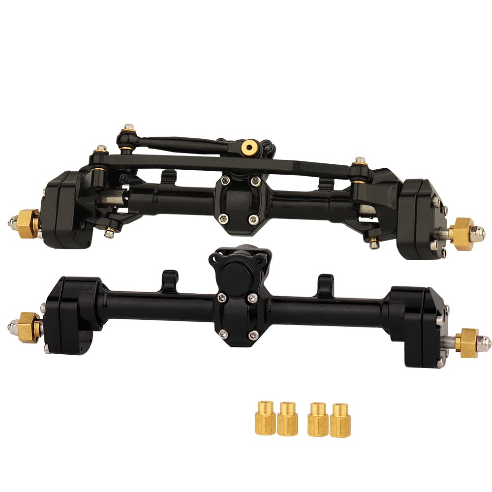 Assi Portali In Ottone Per Assale Anteriore E Posteriore Axial SCX24 90081 C10 Jeep Gladiator - Foto 1