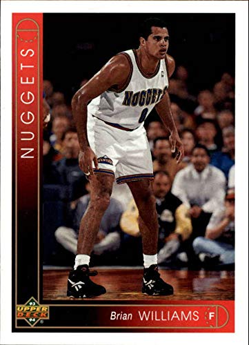 Amazon.com: 1993-94 Upper Deck #419 Brian Williams Denver Nuggets