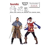 Schnittmuster aus Papier Burda Schnittmuster 7976 Fasching Herren Gr. 48-60