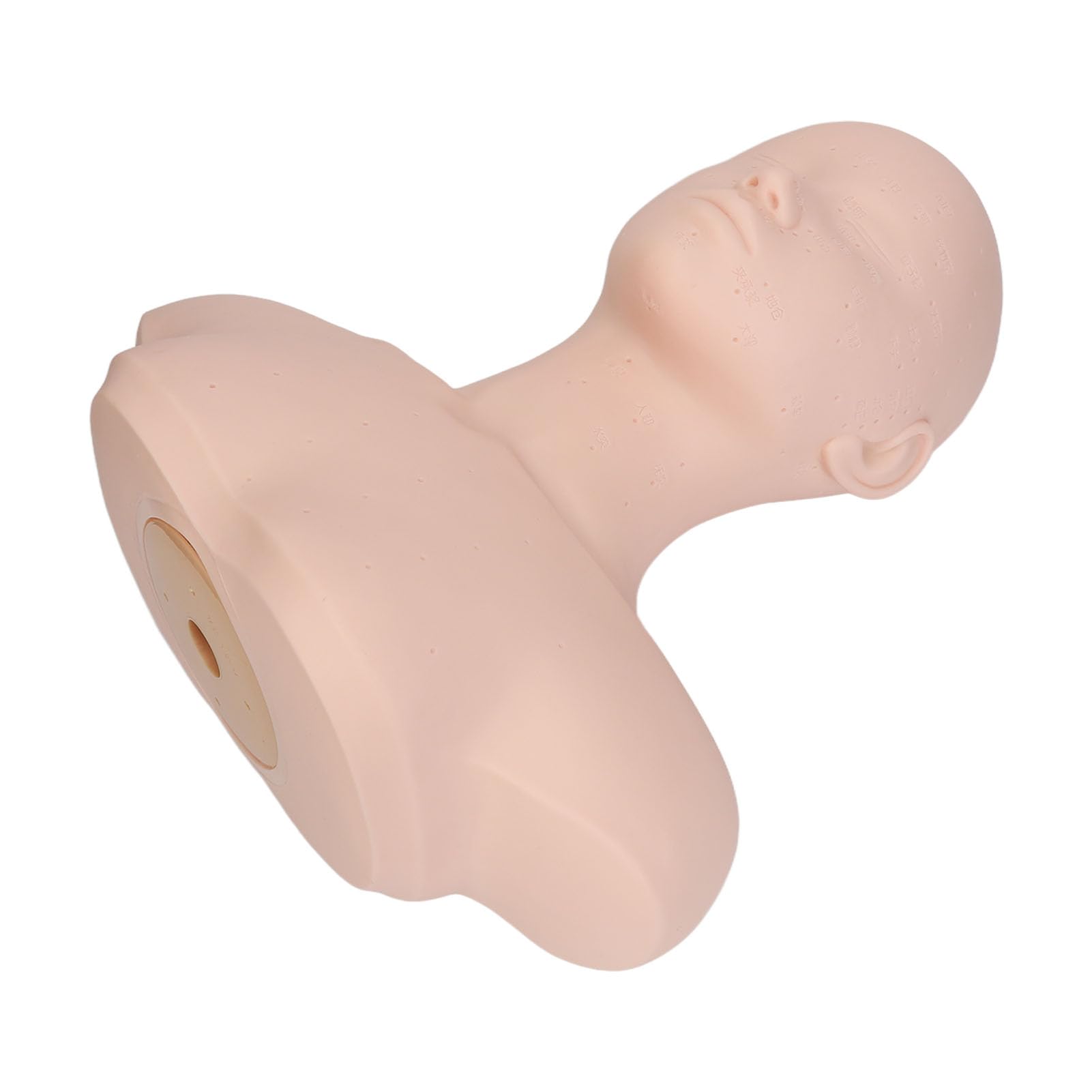 Tête de Mannequin d'entraînement Pratique, Tête de Mannequin Multifonctionnelle, Excellente élasticité, Polyvalente pour l'entraînement au Massage