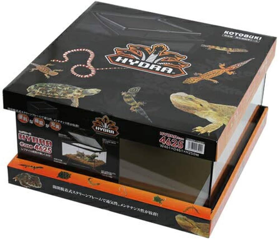 Amazon | 寿工芸 水槽 ヒュドラケース4625 爬虫類・両生類用 461×461