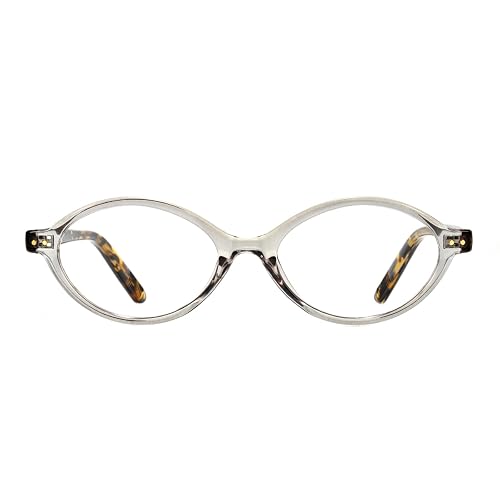 TIJN Olisa Blue Light Blocking Glasses for Women Men,Retro Oval